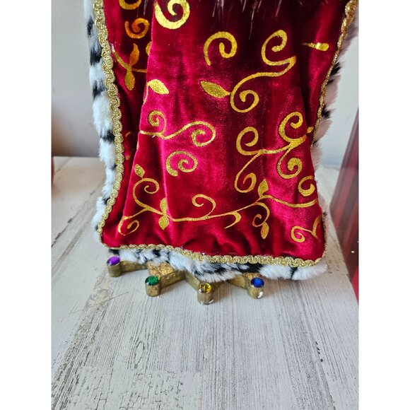 Bombay 18" King arthur camelot nutcracker Xmas sword soldier centerpiece - Picture 8 of 13